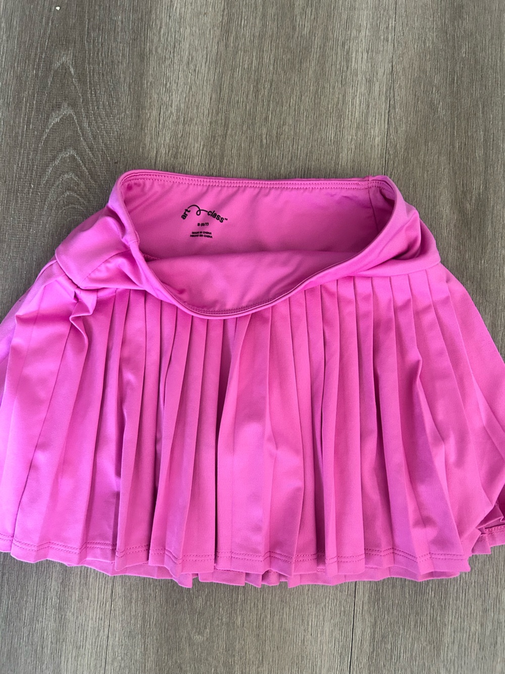 JoyLab Bright Pink Pleated Athletic Mini Skirt S( 6/7)